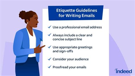 email etiquette guidelines for work.